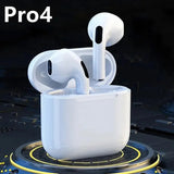 Pro 4 TWS Wireless Headphones Earphone Bluetooth-compatible 5.0 Waterproof Headset with Mic for Xiaomi iPhone Pro4 Earbuds