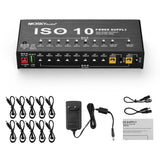 Guitar Effect Power Supply Guitar Effect Pedal Power Supply accessories Basses Guitar Pedal Power 10 isolated DC outputs