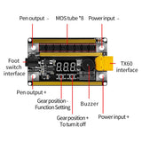 LED Spot Welder DIY Kit 99 Gears of Power Adjustable Spots Welding Control Board for 18650 Battery 0.2mm Nickel Sheet