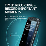 Q55 Pen Digital Voice Recorder with Screen Speaker 8GB/32GB/64GB Activated Dictaphone Audio Recording Noise Reduce MP3 Player