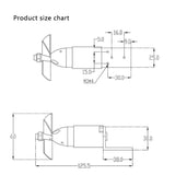 New 24V Underwater Propeller 2838 Brushless Waterproof Soaked In Water Submersible Motor With Drive