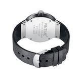 PINTIME Fashion Men Watch Top Brand Men Mechanical Watches Automatic Skeleton Watch Men Moon Pharse Wristwatch Relogio Masculino
