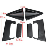 Top-12X Car Carbon Fiber Side Rear Door Handle Bowl Cover For Honda Hr-V Hrv 2016-2018