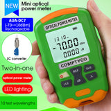 MAYTO 2 in 1 FTTH Optic Power Meter AUA-DC7/DC5 LED Light SC/FC/ST Universal Connector -70~+10dBm Fiber Optical Tester