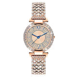 Full Diamond Women's Bracelet Luxury Trendy All-match Quartz Wrist Watch