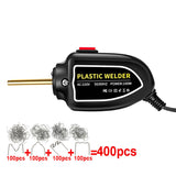 400/800/1200pcs Hot Staplers Plastic welding hine soldering iron garage tools Car bumper Repair kits PVC welder gun