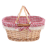 Wedding Decor Flower Basket Rustic Wedding Basket Candy Storage Basket Wicker Woven Storage Basket