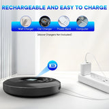 CD Portable Rechargeable Discman Speakers and Headphones Walkman Cd Player with USB Bluetooth Transmitting
