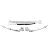 Front Bumper Lower Lip Trim Front Bumper Molding Trim Scratch Proof UV Protection Layer Chrome 2058851474 for AMG C43