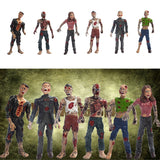 6Pcs/Lot 10CM The Walking Dead Toys Movie Characters Action Zombie Figures Kids Toy
