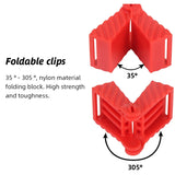 4M Belt Frame Clips Multifunction Blet Quick 35°-305° Adjustable Band Clamp Polygonal Clip Right Angle Woodworking Tools