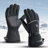 Winter Outdoor Smart Cycg Cold Sports Electric Heating Temperature Control Motorcycle Gloves