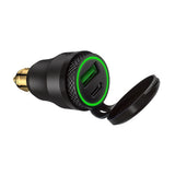 Aluminium Type-C PD Power Delivery USB 30W QC 3.0 Quick Charger Waterproof for Hella DIN Socket Ducati Triumph