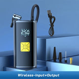 Wireless Mini Car Tire Iator Portable Air Compressor Rechargeable Iatable Pump With LED For Motorcycle Bicycle Tyre Balls