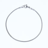 S925 Sterling Silver Bracelet Men's Trendy Korean Style Simple Student Niche Personality