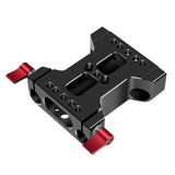 Camera Base Plate With Dual 15Mm Rod Rail Clamp Suitable For Rabbit Cage And DSLR Rig Camera Parts Accessories