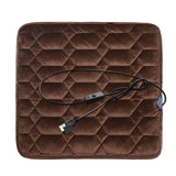 Winter Warmer Cover Anti-Slip Quick Heating Electric Seat Heater Soft Fiber USB 5V Car Interior Accessories