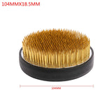 Round Ikebana Kenzan Flower Frog Art Flower Arranging Needle Holder Fixed Arranging Tool Rubber Base Holder Garden Floral Decor