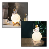 LED Home Decoration Astronaut Figurines Moon Night Light Moon Lamp Humidifier Space Man Cold Fog Machine