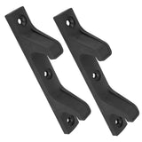 Weight Bar Storage Rack Wall Mount Barbell Holder Good Display Easy Adjustment Plastic Stainless Steel Slip Proof for Gym