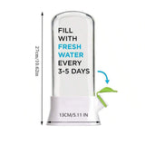 Refrigerator Herb Crisper Saver Pod Container Vegetable Preserving Bottle Keep Herb/Cilantro/Mint/Parsley/Asparagus Fresh Green