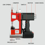 Electric sewing portable small wireless woven bag GK9-770 hine, packaging and sealing hine