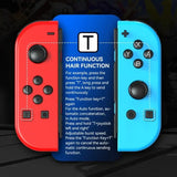 2PCS (L/R) Switch, Wireless Joypad Replacement For Switch Controller Dual Vibration/RGB Light Durable -E