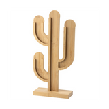 Bamboo Rotating Storage Rack Coffee Display Stand Capsule Holder Cactus Cup Type Dispenser