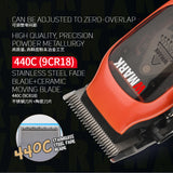 2024New WMARK NG-9006 Oil Head Electric Clipper 10000-9000 Speed Charging with LCD Digital Display Hair Trimmer