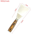 Stainless Steel Putty Knife Paint Tool Plaster Shovel Filling Spatula Wood Handle Cement Shovel Construction Hand Tools