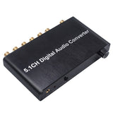 5.1Ch Digital Audio Converter DTS / AC3 for DOLBY Decoding Input 5.1 Decoder SPDIF Coaxial to RCA