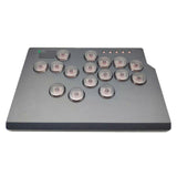 (gray keycaps) Leverless Game Controller Arcade Stick Fight Stick for  Arcade Stick for PC with Light