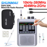 New Firmware 2.30 Second Generation DSP2 SDR Malachite Radio Receiver 10kHz-380MHz 404MHz-2GHz 5000mAh Battery Adjustable Filter