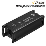 Mic Activator Ultra-Clean Gain Microphone Preamplifier Audio Booster for Studio orHome Recording Livestream Broadcast or Podcast