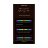 Multifunction Stand RGB Lighted Pickup Shelf Computer Game Headset Ambient Light Display Stand,Black