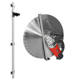 High-Power Cutting With Guide Rail Concrete Wall Slotting Depth 26CM Electric Grooving hine 220V