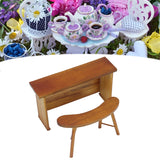 1/12 Scale Dolls Bar Chair Doll House Furniture Miniature Leisure Exquisite Decoration Model