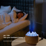 Volcano Large Capacity Timeable with Light 300 ml Modern Art Scent Humidifier for Bedside Table Yoga SPA Desktop Home