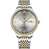 GUANQIN Week Calendar Type Luxury Man watch Sapphire Waterproof Luminous watch for men Stainless steel Mechanical Men's watches