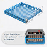 Small Home Automatic Intelligent Egg Turning Parrot Chicken Duck Goose Pigeon Incubator 48/64 Eggs Brooder