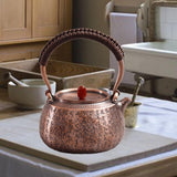 1300ml Copper Kettle - Portable Coffee Pot For Camping, Tea House & Hiking