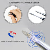 1Set 41-In-1 Screwdriver Set Eleven-Character Vanadium Steel Ratchet Dual-Purpose Screwdriver Set Chrome Vanadium Steel