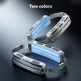 Wearable Waist Belt with PCM Coog Strip - 5000mAh Rechargeable Personal Fan, 3 Speeds, Large Air Volume, Hands-free