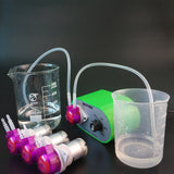 Peristaltic Dosing Mini Liquid Self-priming Water Pump Silicone Tube for Aquarium Tank Lab Chemical