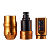 2023 New ArrivalGold Professiona Wireless Tattoo Machine Gun Pen Powerful Coreless Motor Digital LED Charge Battery For Body Art