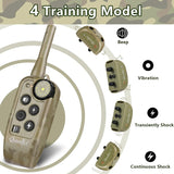 1000m Training Remote Control Anti Bark Dog Collar Rechargeable Waterproof Shocker Electric Vibrador Sound