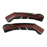 Front Bumper Diffuser Anti Impact Glossy Black  Front Bumper Lip Spoiler for Car