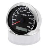 300KM/H 85MM Speedometer Waterproof 7 Color Backlight Odometer Speed Gauge GPS Antenna For Mairne Yacht Boat Car Accessories