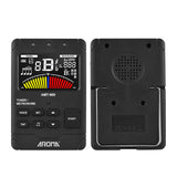 AROMA AMT-600 & Tone Generator 3-in-1 Rechargeable 2.5-inch Color LCD Guitar Tuner Electronic Metronome
