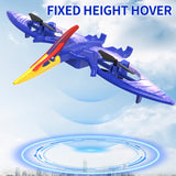 Drone, 2.4G Headless Remote Control Quadcopter for Boys Girls Kids Rechargeable Pterosaur Toy Christmas Gift